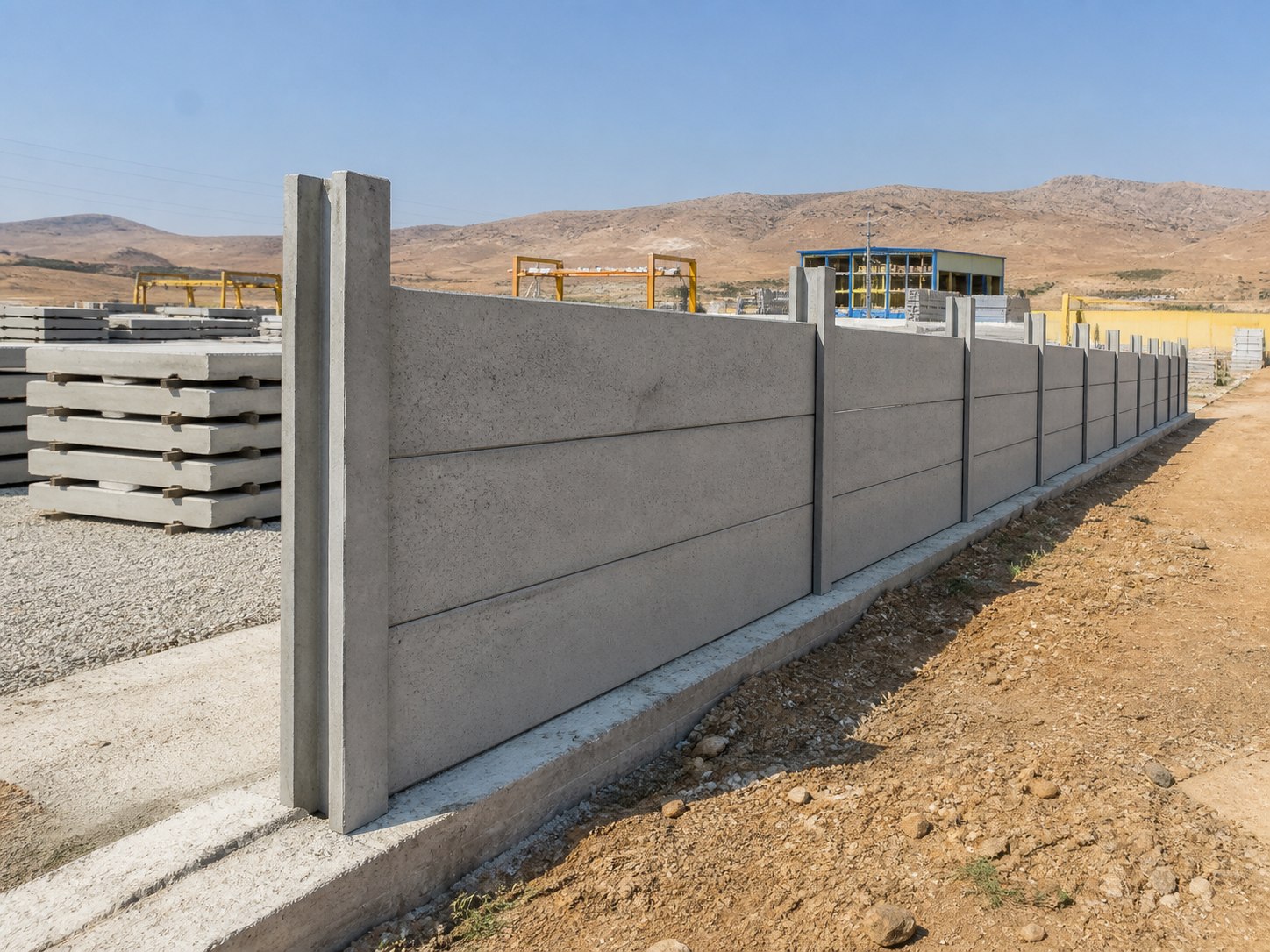 Prefabrik beton duvar paneli uygulaması